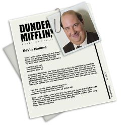 The Office Inspired - Dunder Mifflin Employee ID Badge - Kevin